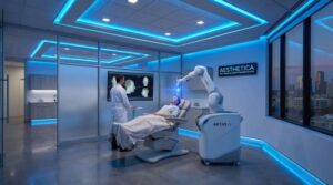 ARTAS iX Robotic Hair Transplant System in a modern clinic in Navi Mumbai.