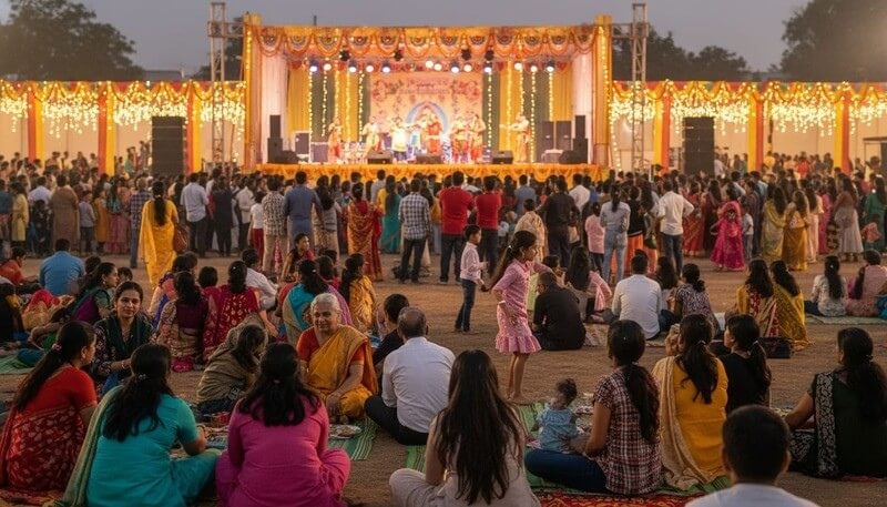 Free community cultural event Navi Mumbai public gathering families entertainment budget-friendly activities local festivals