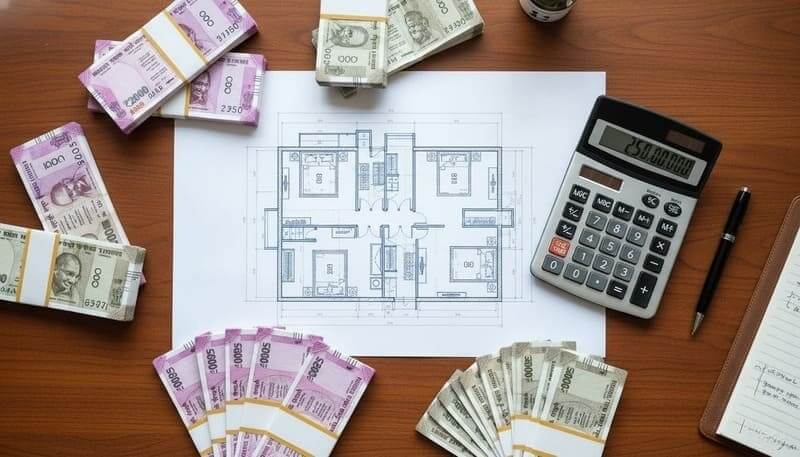 Calculating home loan EMIs versus monthly rent costs in Navi Mumbai