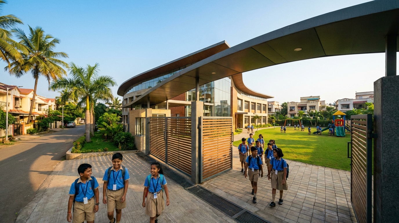 Best schools in Navi Mumbai with modern campus and students