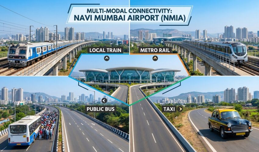 How to Reach Navi Mumbai Airport: Bus, Train, Metro, Taxi & Cab Complete Guide 2026