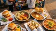 Navi Mumbai street food including vada pav momos and pav bhaji