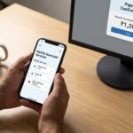 Citizen using NMMC online services on a smartphone in Navi Mumbai