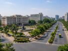 Illustrative AI-generated view of an administrative and commercial district, not an actual CBD Belapur location.
