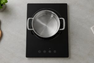 Illustrative image of a generic induction cooktop. Does not depict or endorse any specific product or brand.