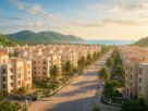 Illustrative AI-generated view of a planned residential township with mid-rise housing blocks, not an actual CIDCO location.