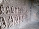 Rock-cut cave at Kanheri Caves in Sanjay Gandhi National Park
