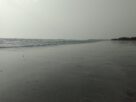 Nagaon Beach near Alibaug with the sea and sand