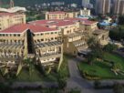 Aerial view of the D Y Patil Hospital campus in Nerul, Navi Mumbai