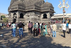 Trimbakeshwar Shiva temple at Trimbak in Nashik district