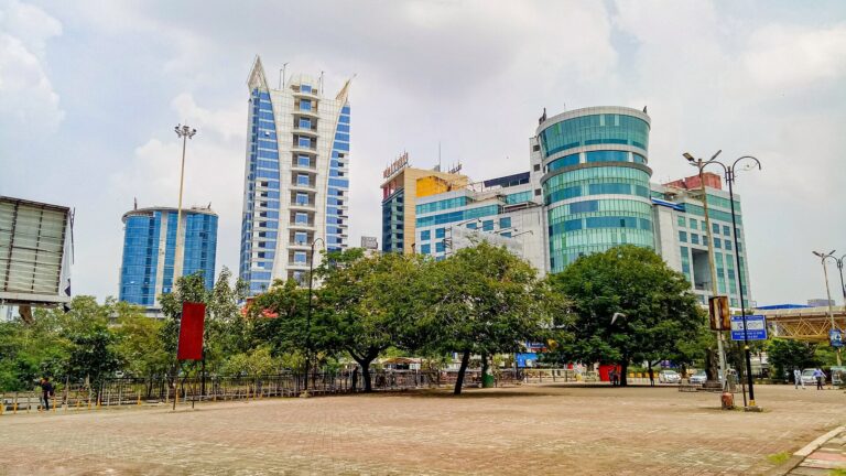 Home 10 Commercial towers in Vashi sector 30A under a cloudy sky
